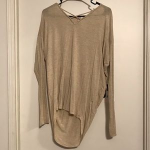 Tan long sleeve shirt